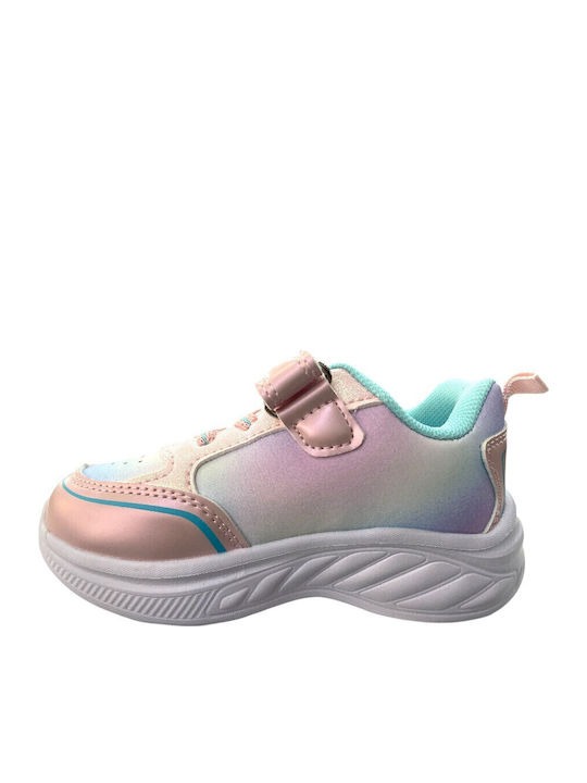 Stitch Kids Sneakers with Scratch & Lights Fuchsia