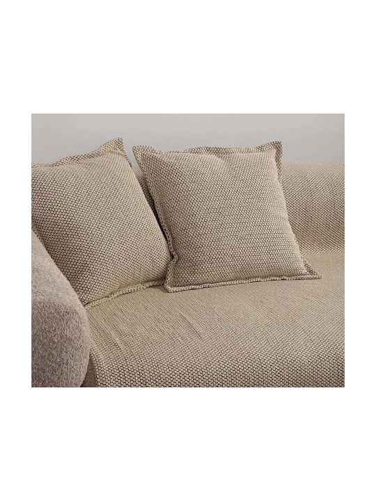 Nef-Nef Homeware Възглавница за диван Home от кадифе Мока 50x50см