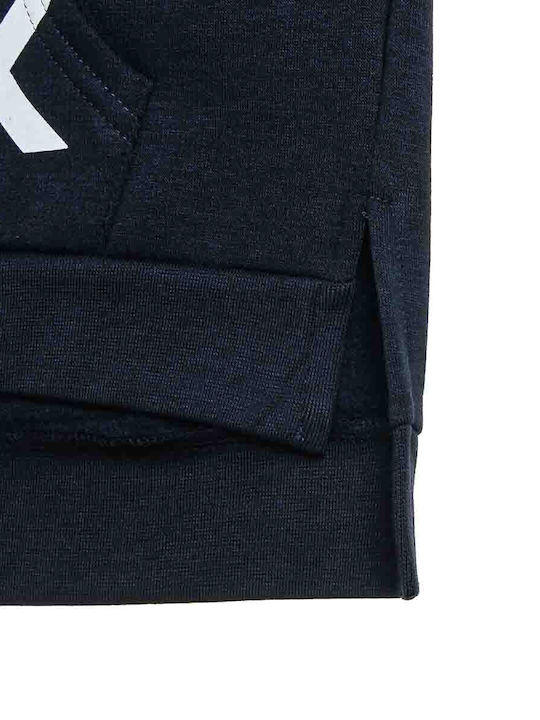 Kids Sweatshirt with Hood and Pockets Navy Blue