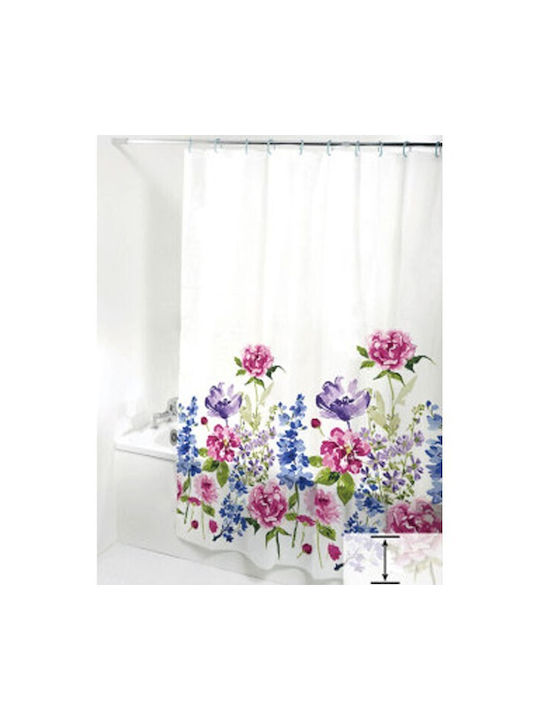 Cyclops Shower Curtain 180x180cm White