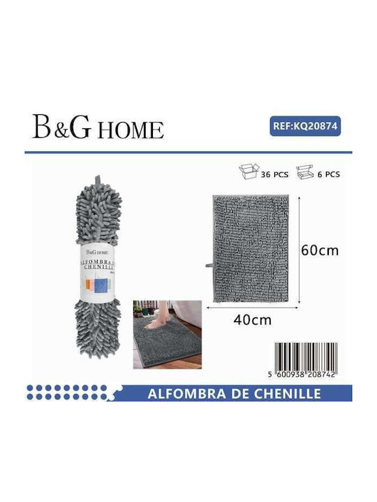 Bath Mat 502290 20874 Grey 40x60cm