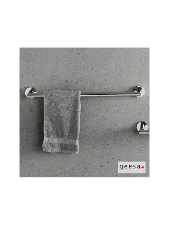 Geesa Nemox 6507/60 Single Wall-Mounted Bathroom Rail Chrome
