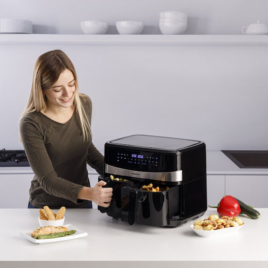 Taurus AF2600D Air Fryer with Double Removable Container 9lt Black