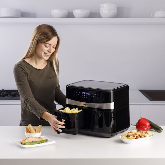 Taurus AF2600D Air Fryer with Double Removable Container 9lt Black