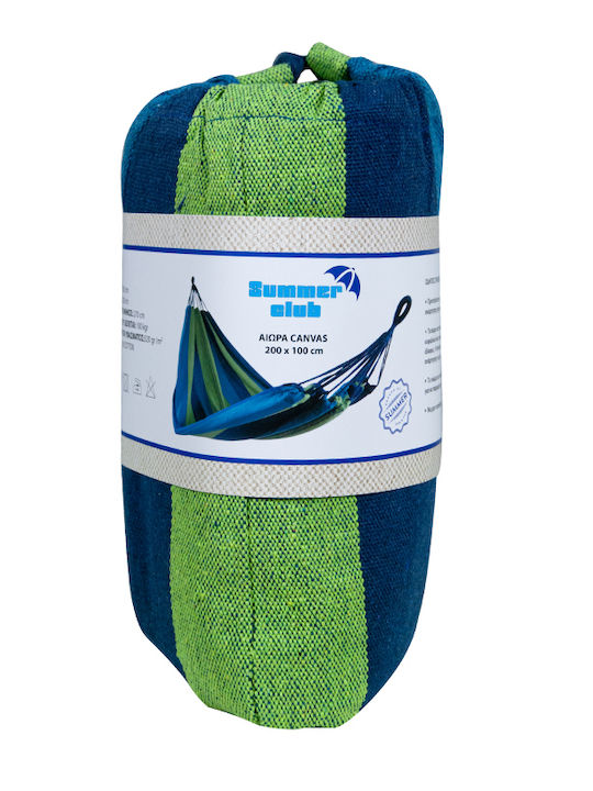 KingCamp Canvas Fabric Hammock Blue 190x80cm