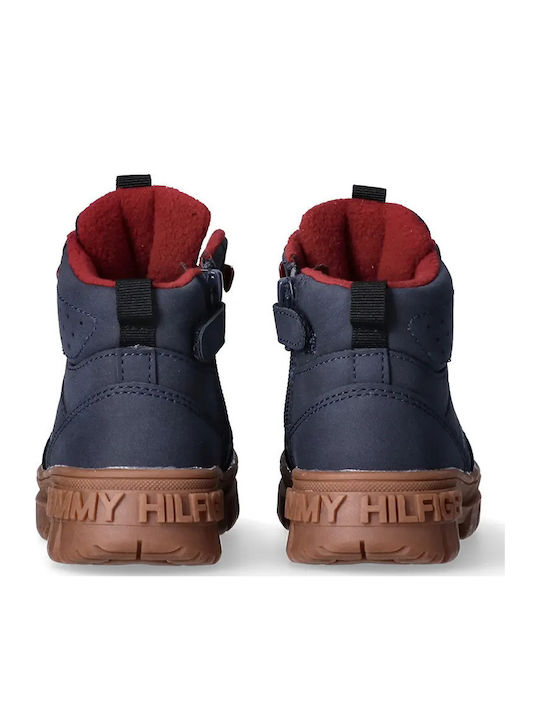 Kids Boots with Zipper Blue
