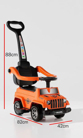 Baby Lauflernhilfe Ride On mit Elterngriff für 12+ Monate Rote