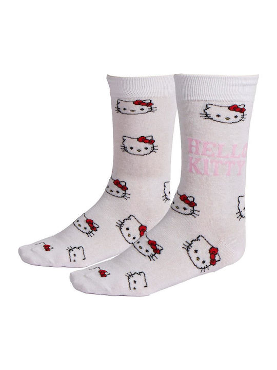 Cerda Παιδικές Κάλτσες Hello Kitty Λευκές