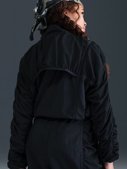 Παιδικό Αθλητικό Μπουφάν Κοντό Μαύρο Sportswear