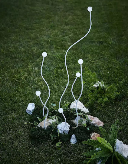Lampa de podea LED cu Lumină Alb Natural Negru