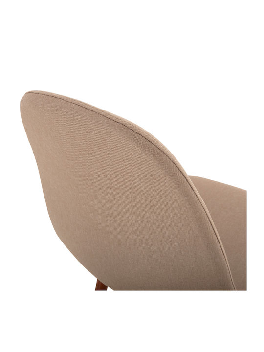 Leonardo Stühle Speisesaal Beige 4Stück 45x47x87cm
