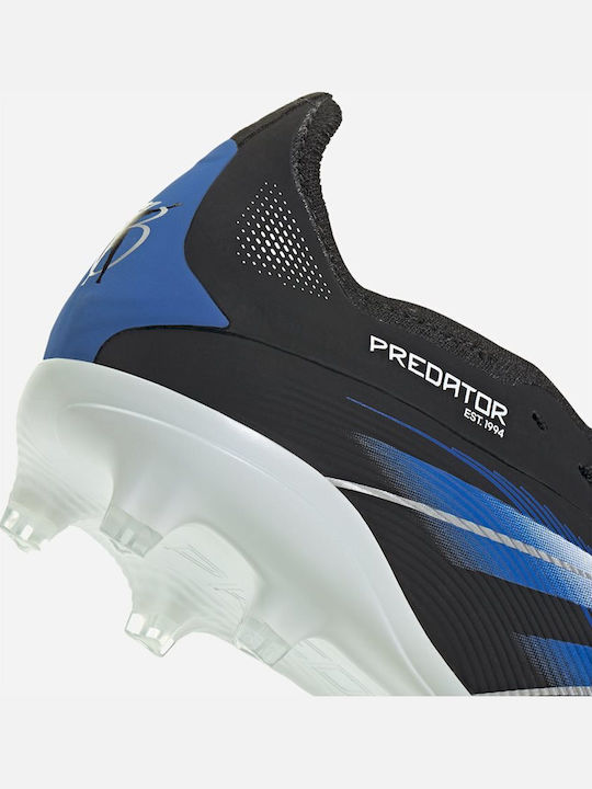 Predator FG Kids Soccer Cleats with Molded Outsole Black