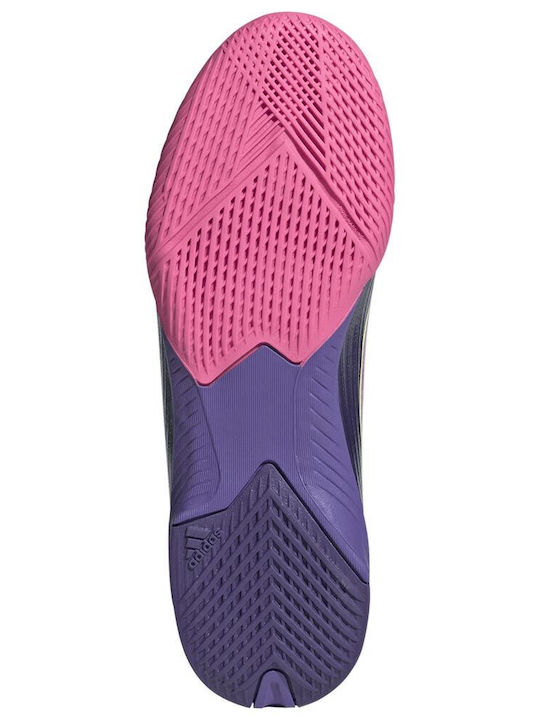 F50 Lamine Yamal League LL IN Ghete De Fotbal Pentru Copii De Futsal Violet / Alb Nor / Lămâie Clară