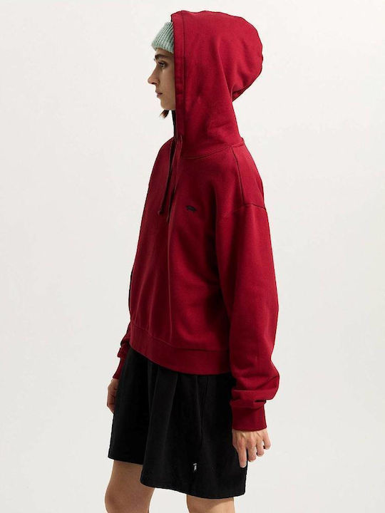 Women's Sweatshirt Hooded Bordeaux