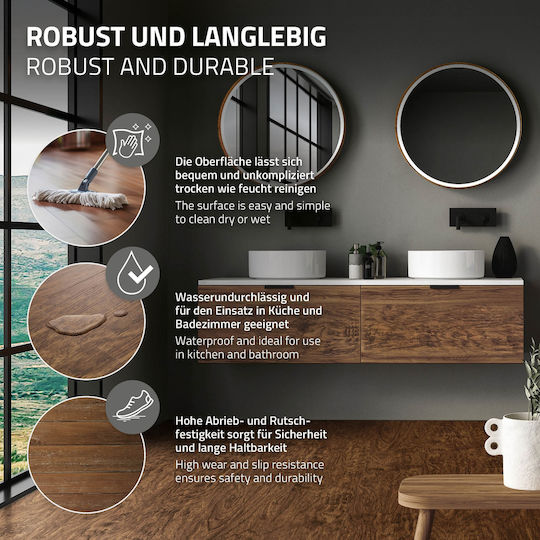 6 m² 4,2 mm PVC Laminatböden
