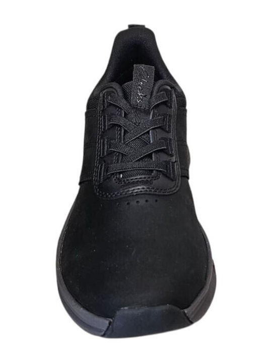 Trek Sneakers Black Leather