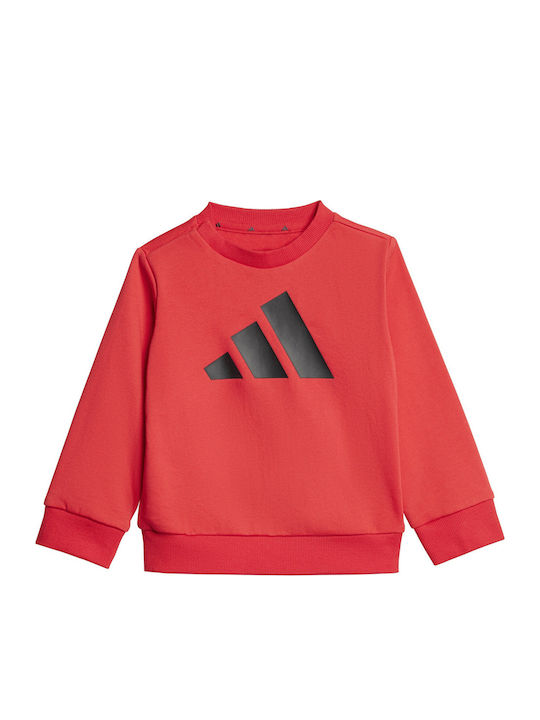 Kids Sweatpants Set Red/black 2pcs Essentials
