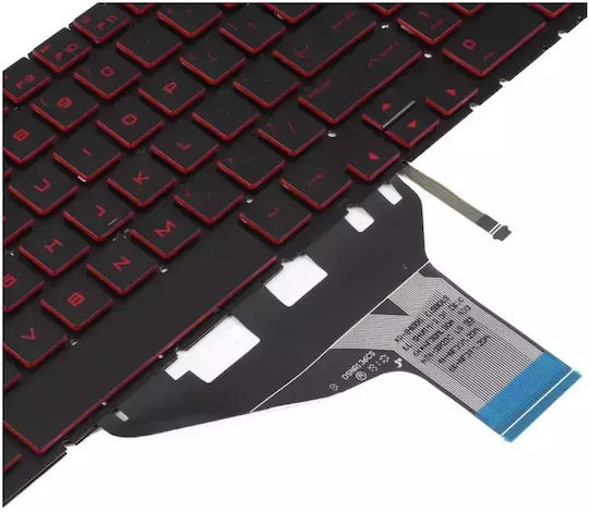 Клавиатура HP NSK-XP1LN Червена Задно Осветяване Английски Език (САЩ) Mentor Premium