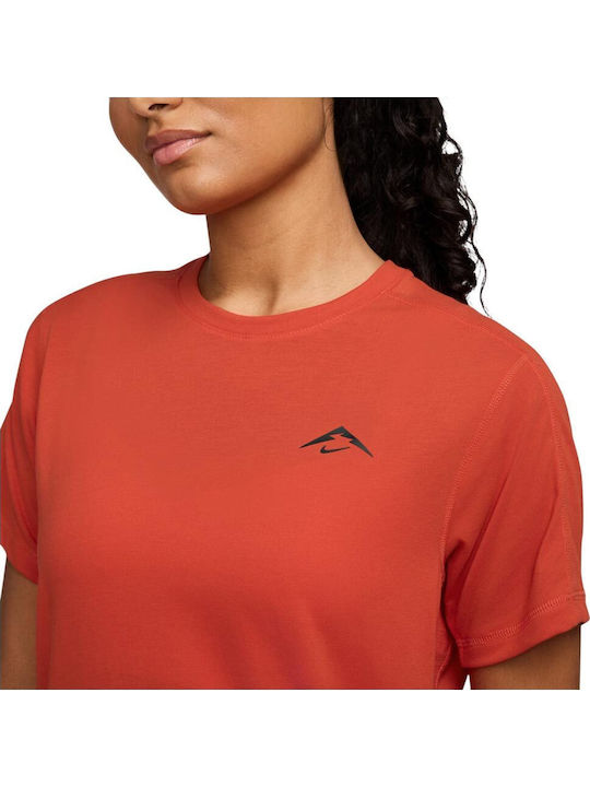 Trail Drifit Running Tee Women's T-shirt Dri-Fit Orange