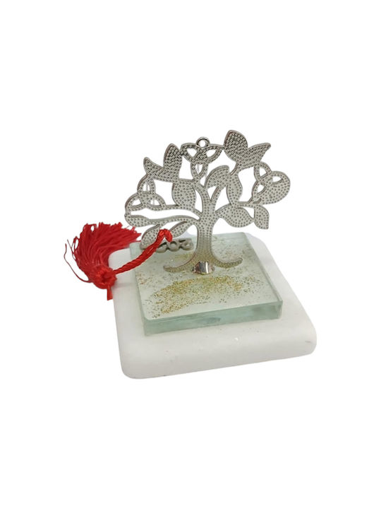 Kalliopi Silver Tabletop Lucky Charm Little Tree Silver made of Stone 2026 7x9cm 1pcs