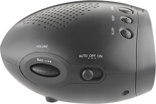 Tisch-Digitaluhr mit Wecker & Radio Schwarz FOX385101
