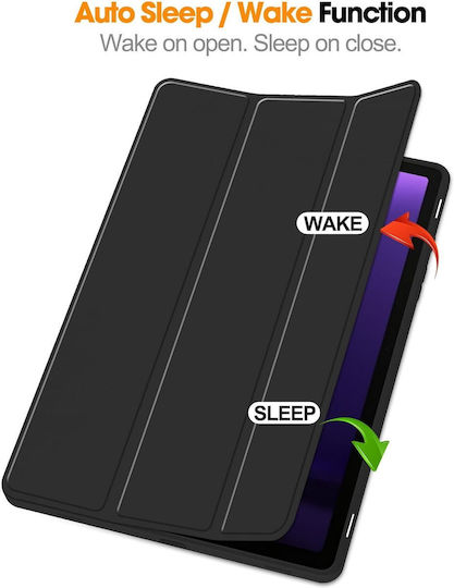 Husă Ultra Slim pentru Samsung Galaxy Tab S10 Lite S10 FE 10.9" 2025 Silicon TPU Smart Cover Neagră