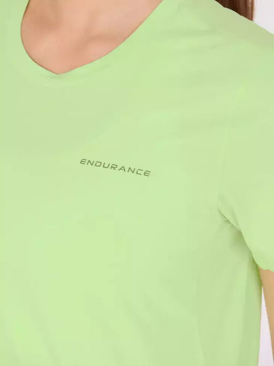 Damen T-Shirt Schnell trocknend Grün