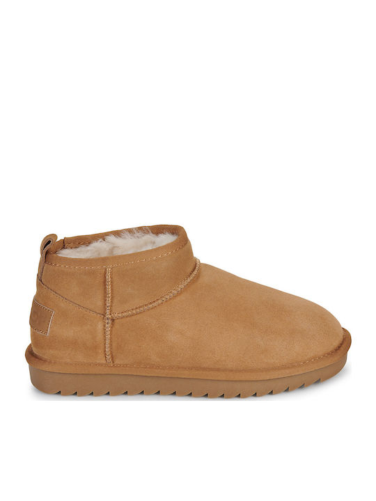 Stiefeletten Damen Tan