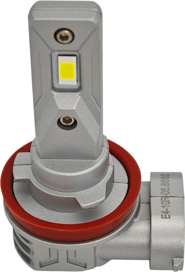 Led Bulb H9 12-24v Canbus Csp White Strong 2 Pcs New
