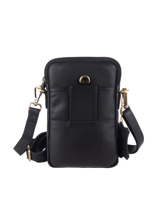 Leather Men's Bag Shoulder / Crossbody Black