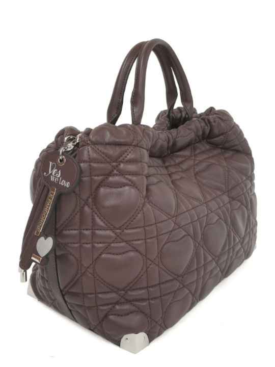 Bucket Women's Handbag Shoulder Brown