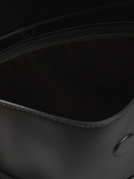 City Leather Women's Bag Shoulder Black