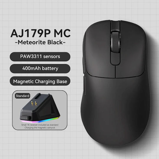Ajazz AJ179P Wireless RGB Gaming Mouse Black
