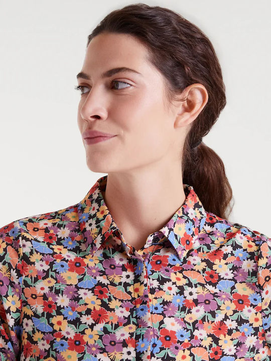 Women's Long Sleeve Shirt Floral