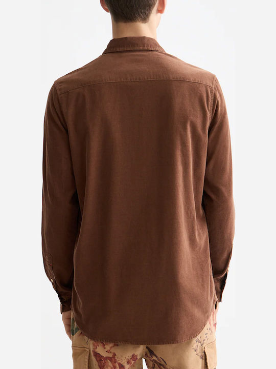 Scotch & Soda Corduroy Κοτλέ Πουκάμισο Soft Silt