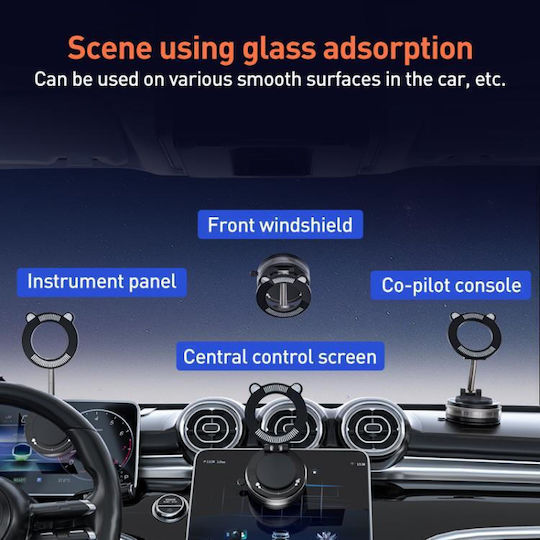 Car Mobile Mount with Magnet White
