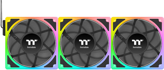 Thermaltake Toughfan Ex Case Fans 120mm (2000rpm / 59.34cfm) with ARGB Lighting Pack of 3