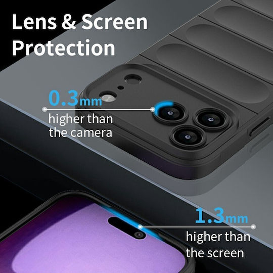 Amorus Back Cover Σιλικόνης Γκρι (iPhone 17 Pro)