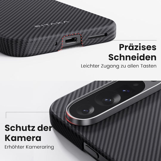 Pitaka Ultra-slim Back Cover Metalic 1.05mm Negru (Google Pixel 10 Pro XL)