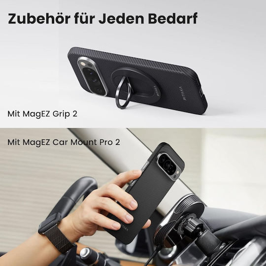 Pitaka Ultra-slim Back Cover Metalic 1.05mm Negru (Google Pixel 10 Pro XL)