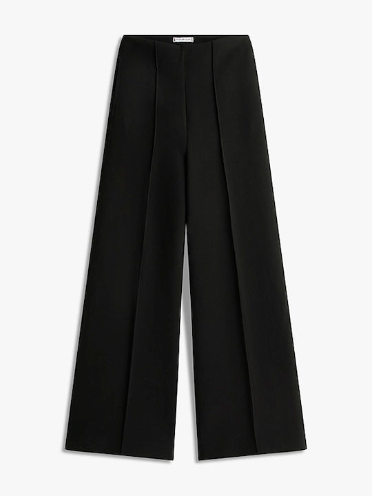 Women's Fabric Trousers Black
