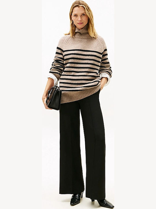 Women's Fabric Trousers Black