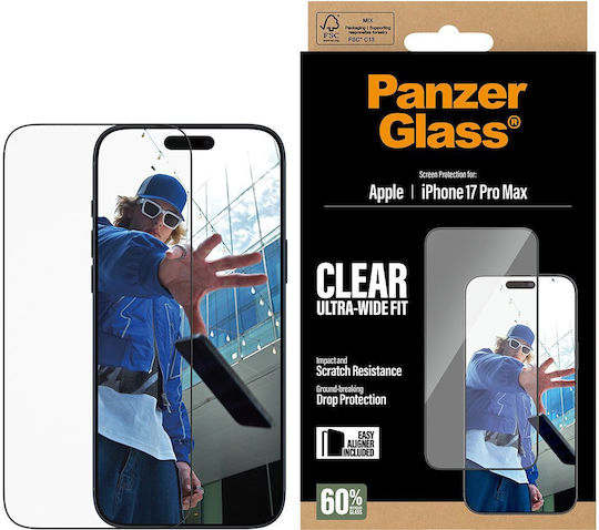 PanzerGlass Displayschutzfolie (iPhone 17 Pro Max, PanzerGlass)