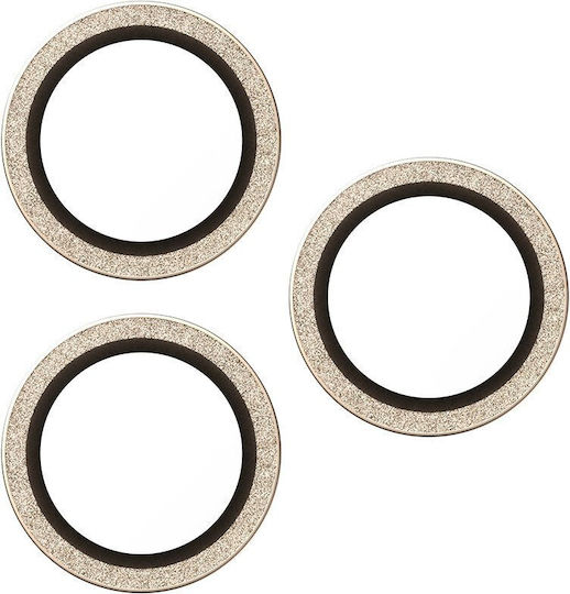 PanzerGlass Hoops Camera Protection Tempered Glass Gold for the iPhone 17 Pro, iPhone 17 Pro Max, iPhone 16 Pro PG38210