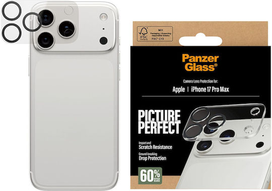 PanzerGlass PicturePerfect Kameraschutz Gehärtetes Glas Transparent für das iPhone 17 Pro Max