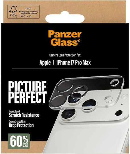 PanzerGlass PicturePerfect Kameraschutz Gehärtetes Glas Transparent für das iPhone 17 Pro Max