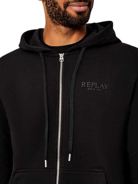 Sweatshirt with Hood Black