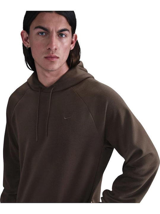 Primary Dri-Fit Суитшърт с Качулка Кафяв