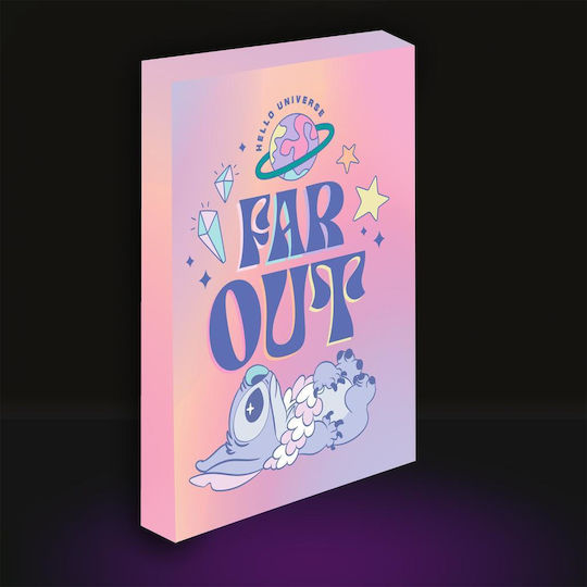 Stitch Far Out Light-Up Canvas 40x30cm
