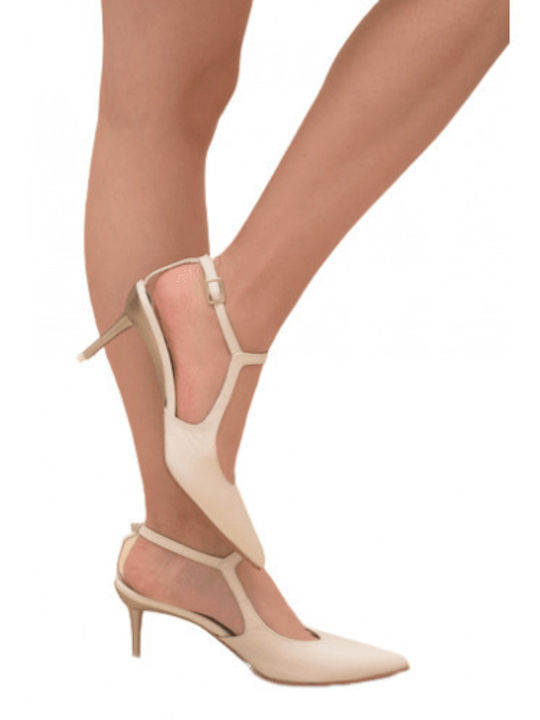 Patent Leather White Heels